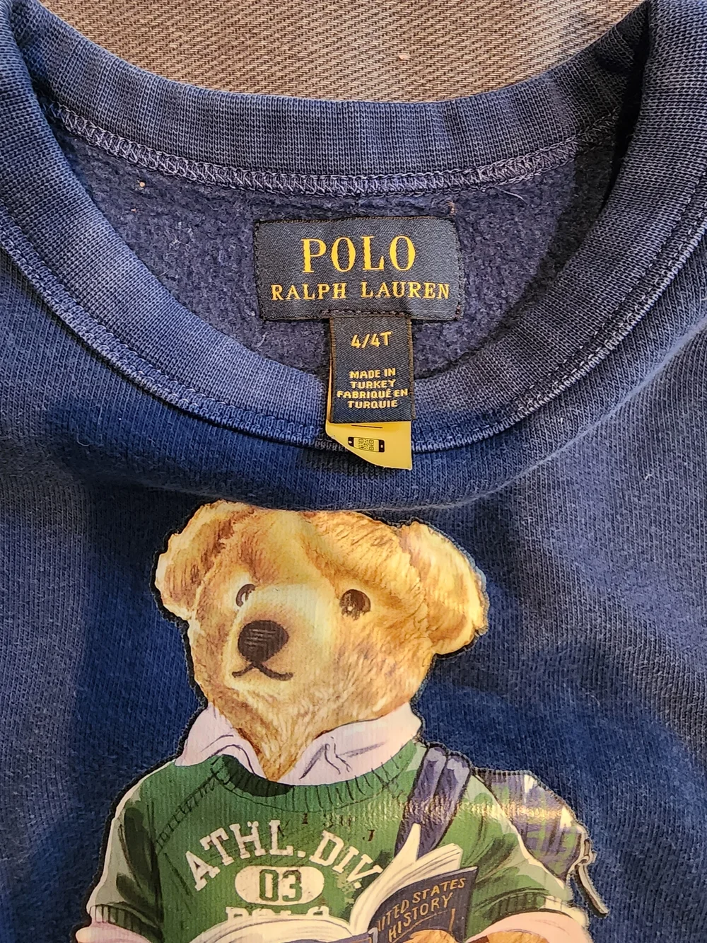 Ralph Lauren Polo Bear Navy Sweatshirt